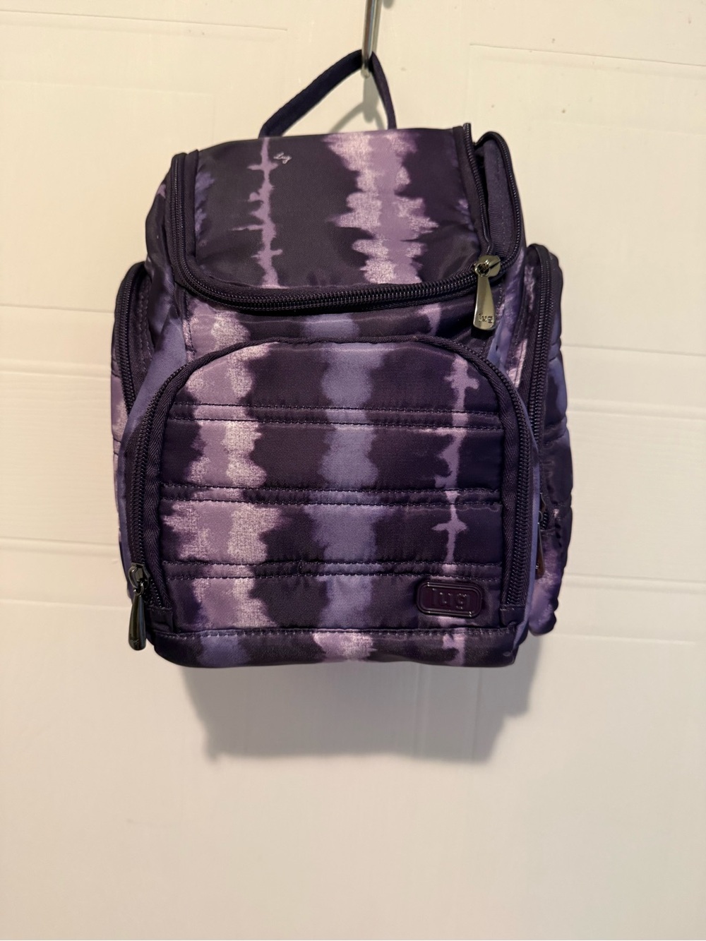 lug Purple Tie-Dye Compact Travel Tolietry Bag
